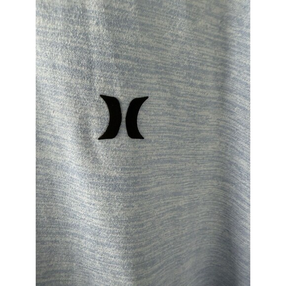 Men’s HURLEY  Short Sleeves Plolo Shirt Blue XL Polyester  Elastana Regular Fit - Picture 7 of 9